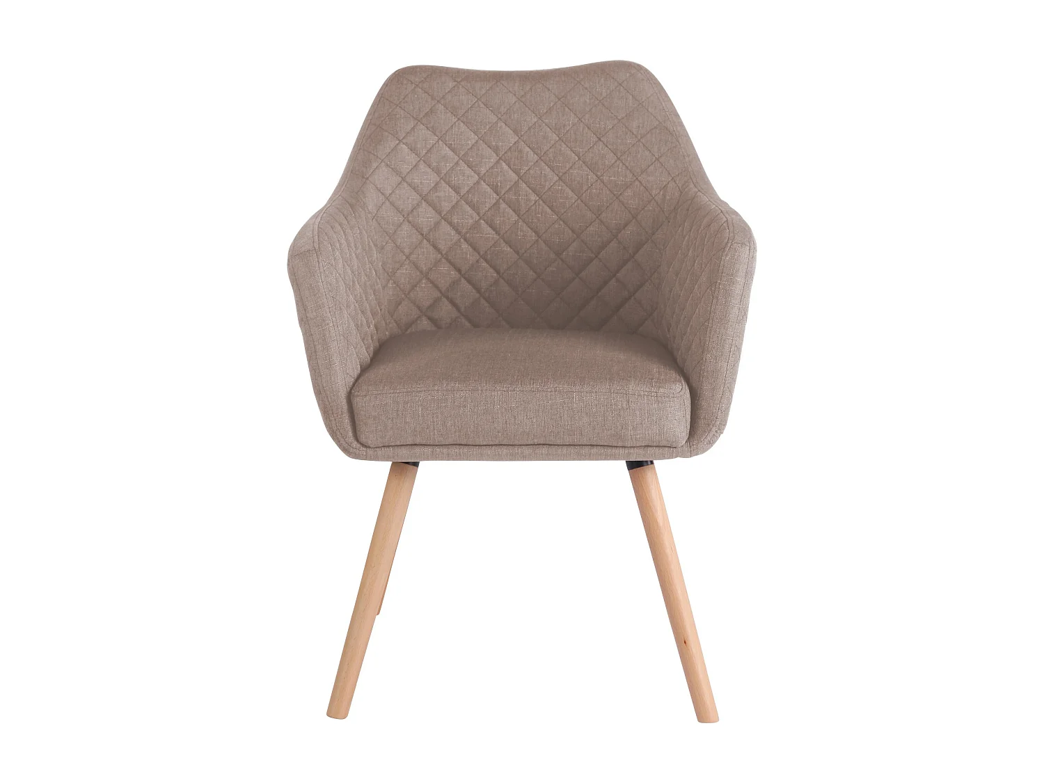 chaise salle à manger - Tissu & Nature - Taupe - Gent