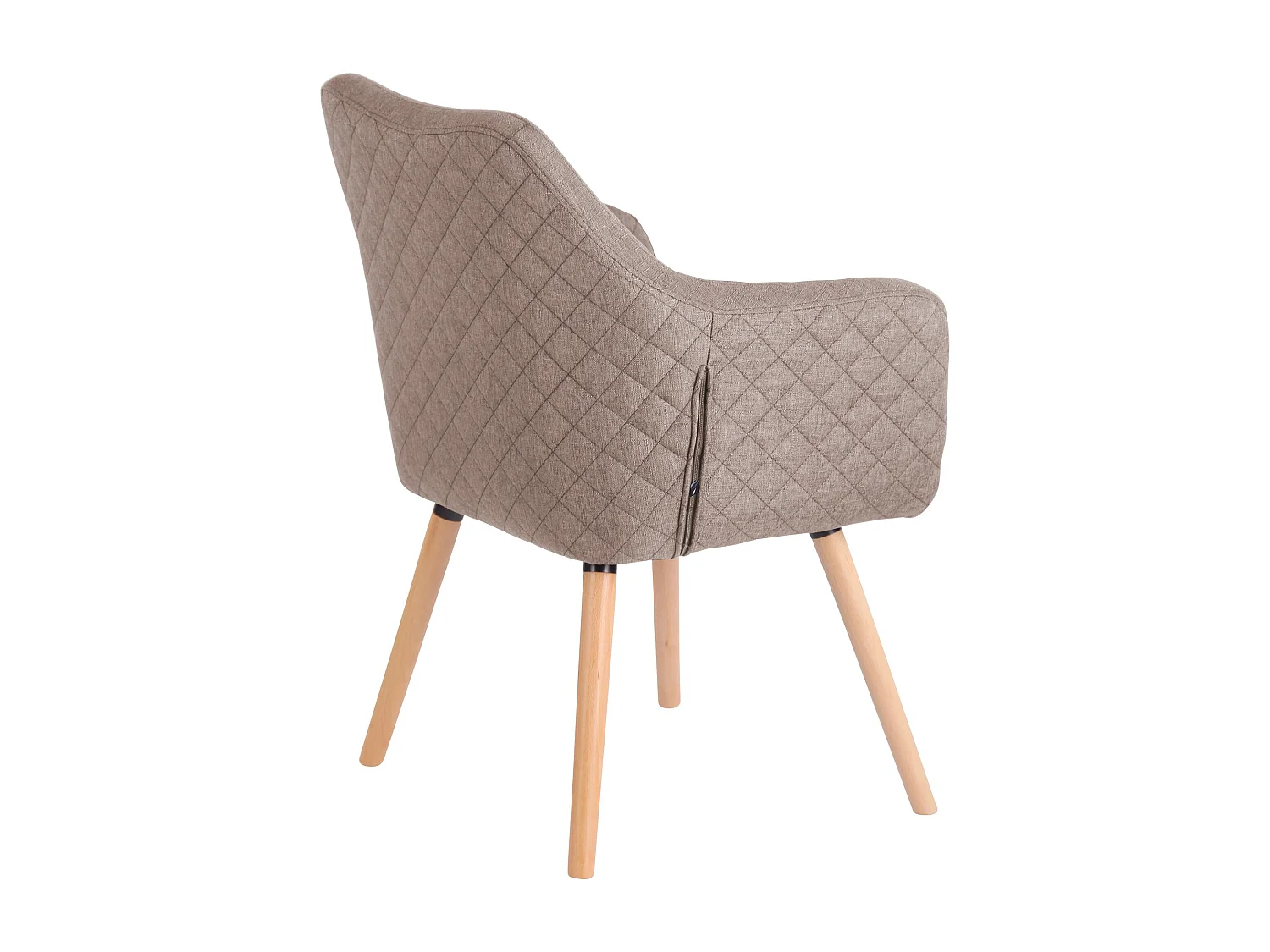 chaise salle à manger - Tissu & Nature - Taupe - Gent