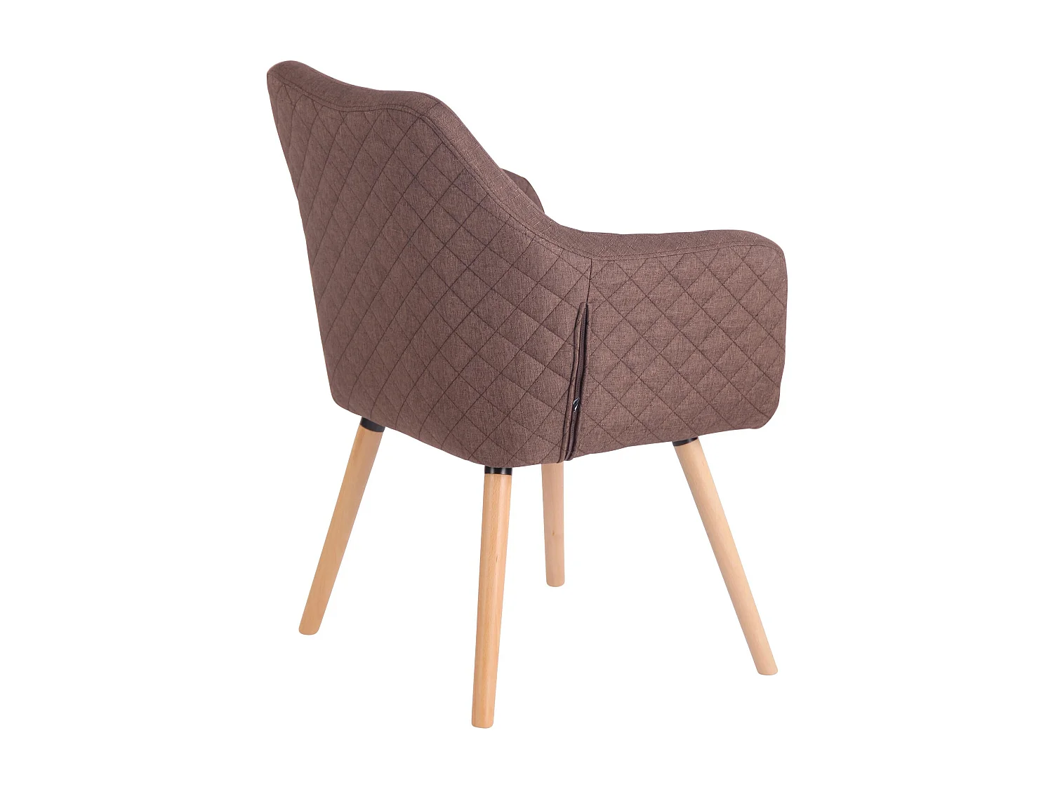 chaise salle à manger - Tissu & Nature - Marron - Gent