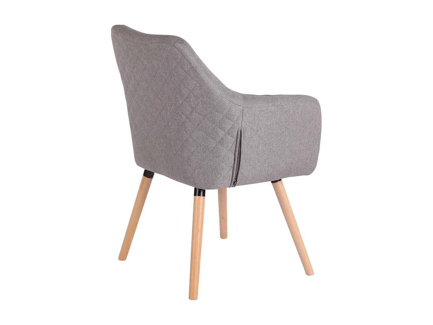 chaise salle à manger - Tissu & Nature - Gris - Gent