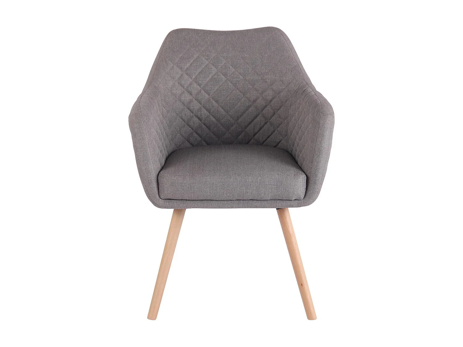 chaise salle à manger - Tissu & Nature - Gris - Gent