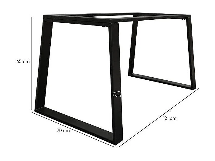 Table extensible 180 à 260 cm céramique gris anthracite pieds luge - UTAH 02