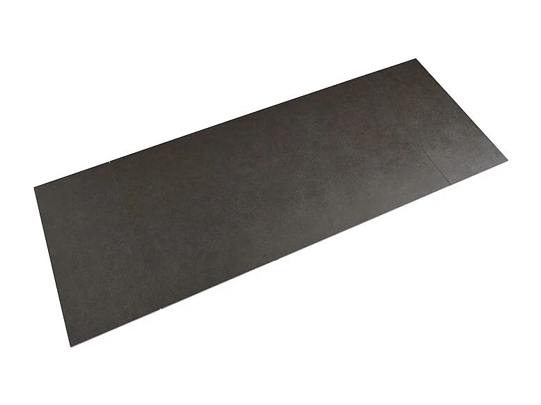 Table extensible 180 à 260 cm céramique gris anthracite pieds luge - UTAH 02