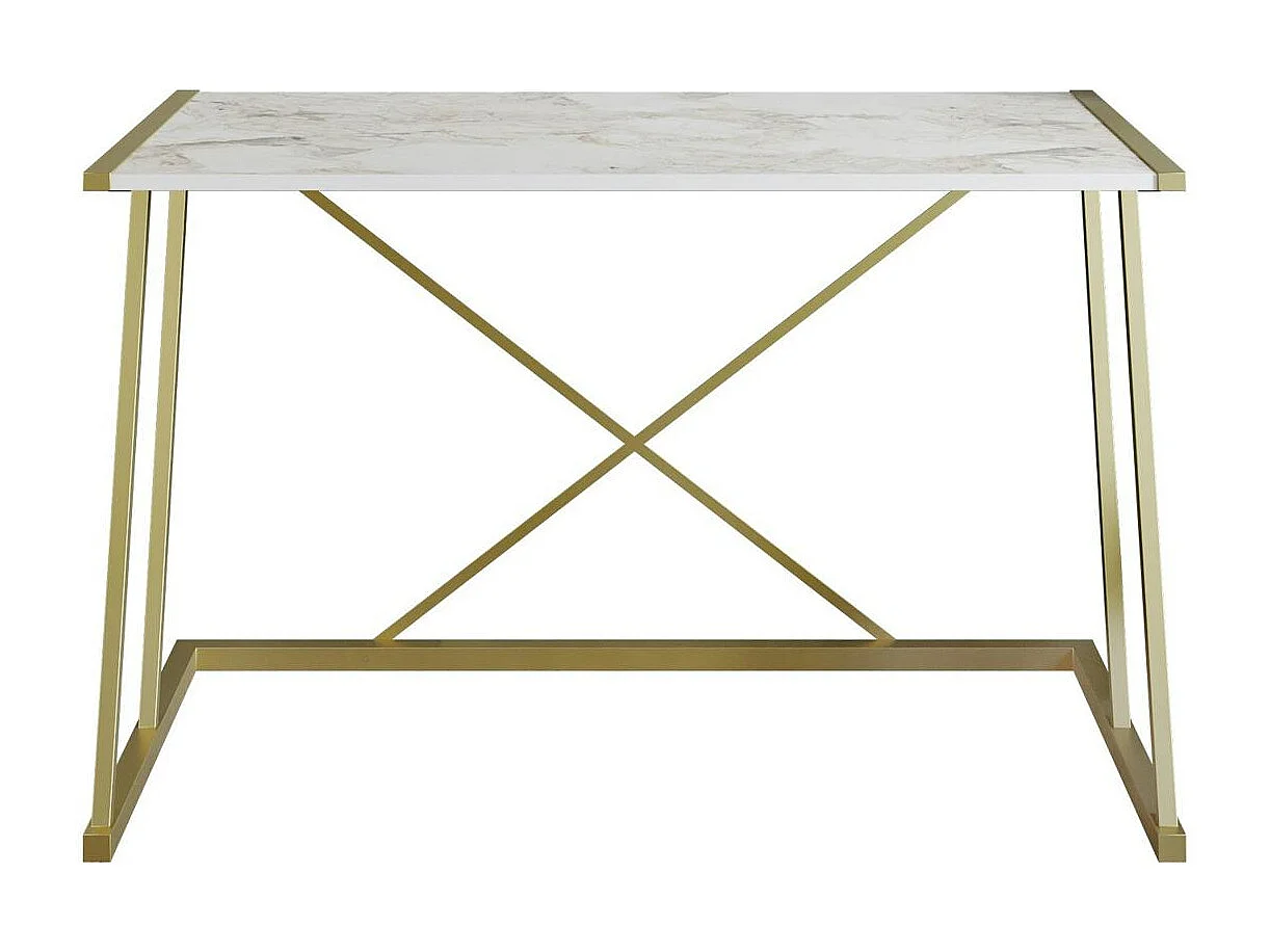 Bureau moderne chic avec plateau décor marbre JENA