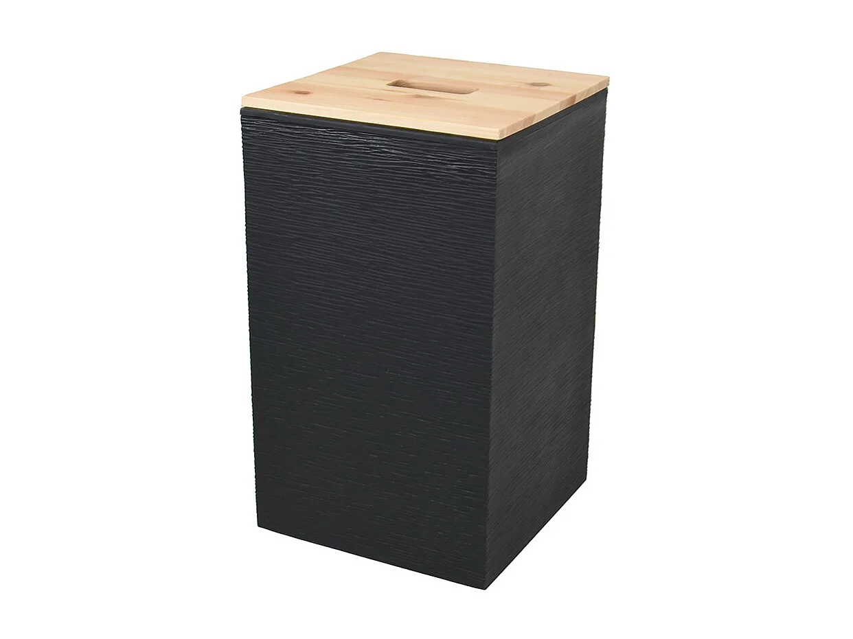 Stone Pelletbox für 20 kg Pellets Jura Montania - 29,5 x 29,5 x 50,6 cm - EDA