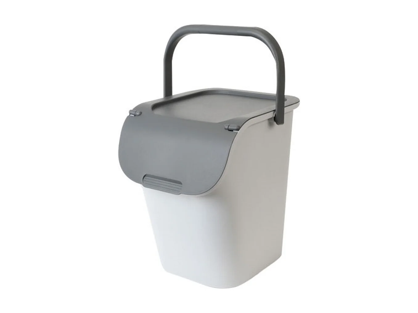 Eda Poubelle de tri 40l gris - 010612 G.BT/G.A