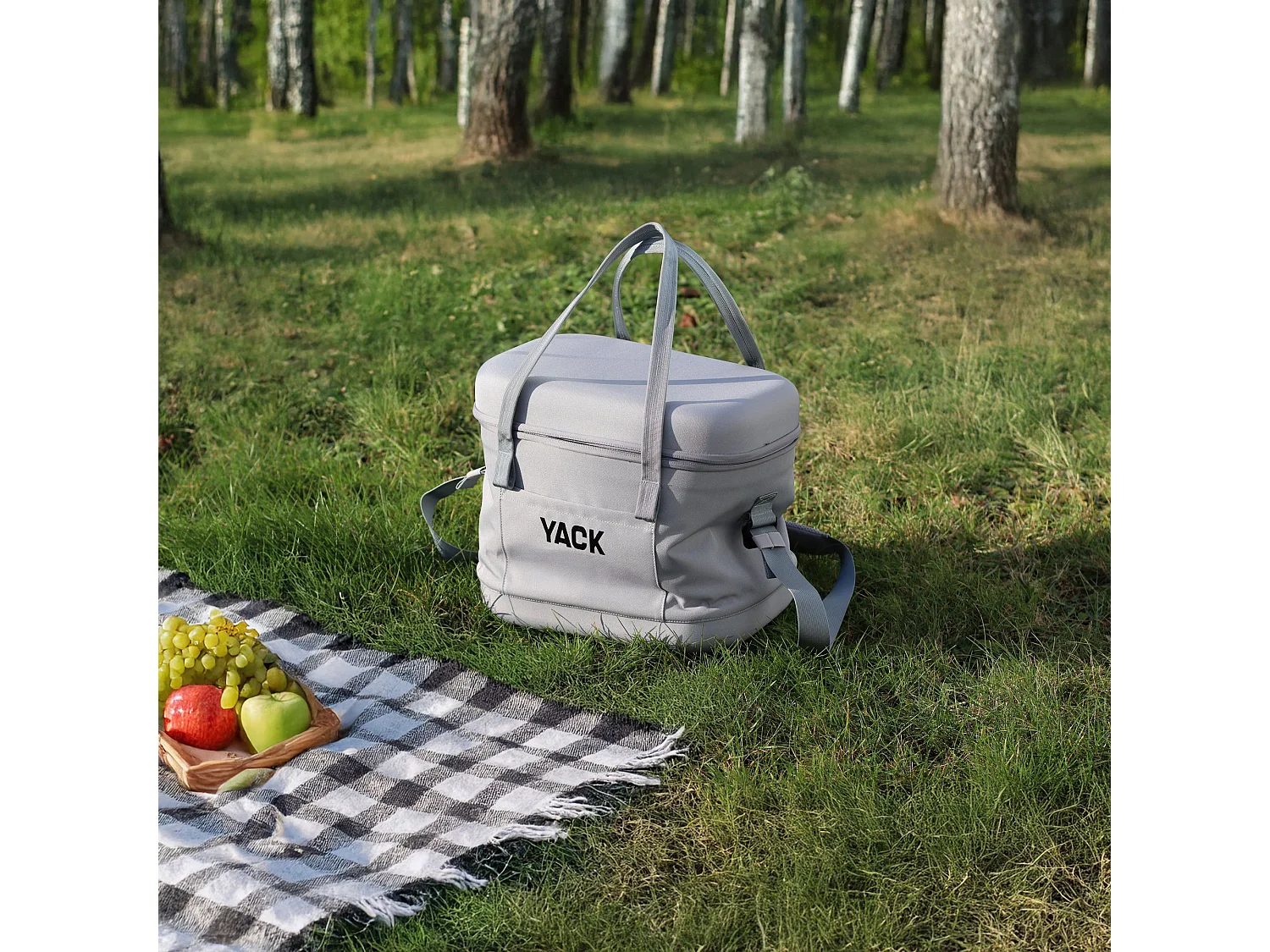 Yack - Sac Isotherme Yack 30l En Tissu Gris Grand Modele