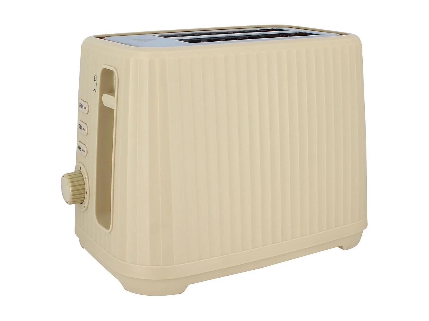 Menastyl - Grille Pain 2 Tranches En Polypropylene Creme Strie