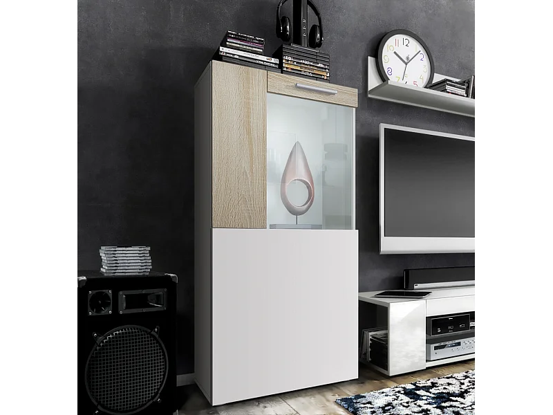 VITRINE Movie Absetzungen in Eiche-sägerau