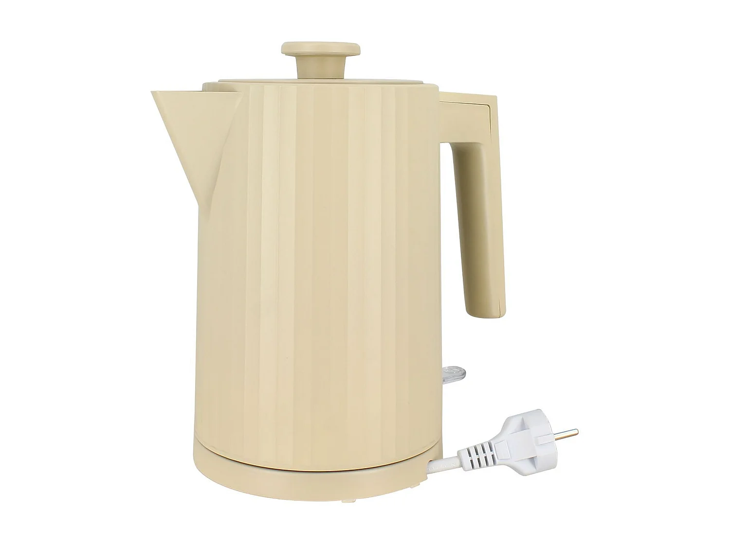 Menastyl - Bouilloire 1.7l En Polypropylene Creme Strie