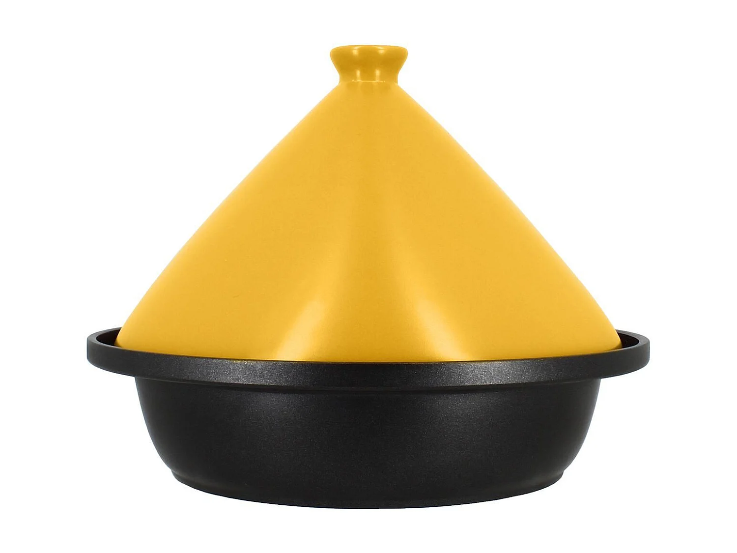 Menastyl - Tajine D24cm Fond Alu Induction Couvercle En Ceramique Safran
