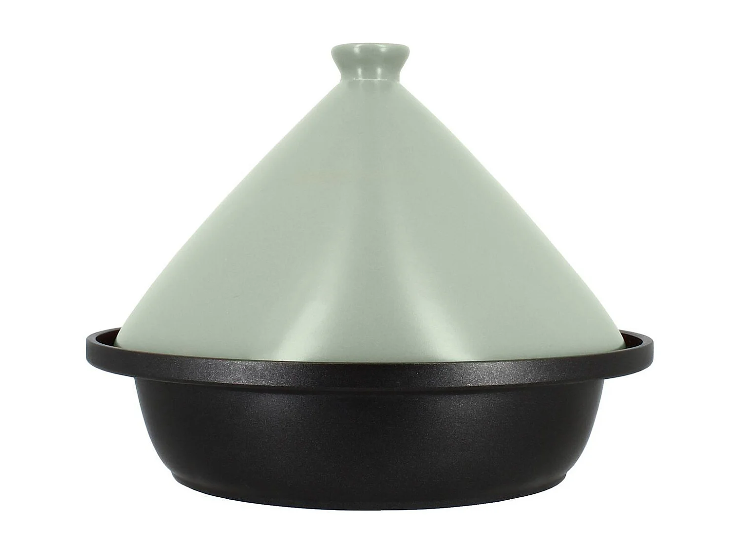 Menastyl - Tajine D24cm Fond Alu Induction Couvercle En Ceramique Celadon