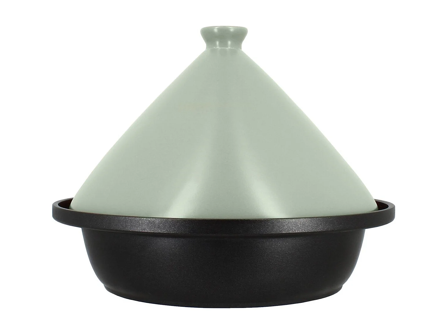 Menastyl - Tajine D24cm Fond Alu Induction Couvercle En Céramique Celadon