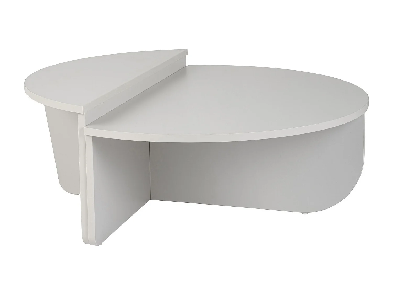 Table basse en bois "Orion" - 90 x 60 x 30 cm - Blanc