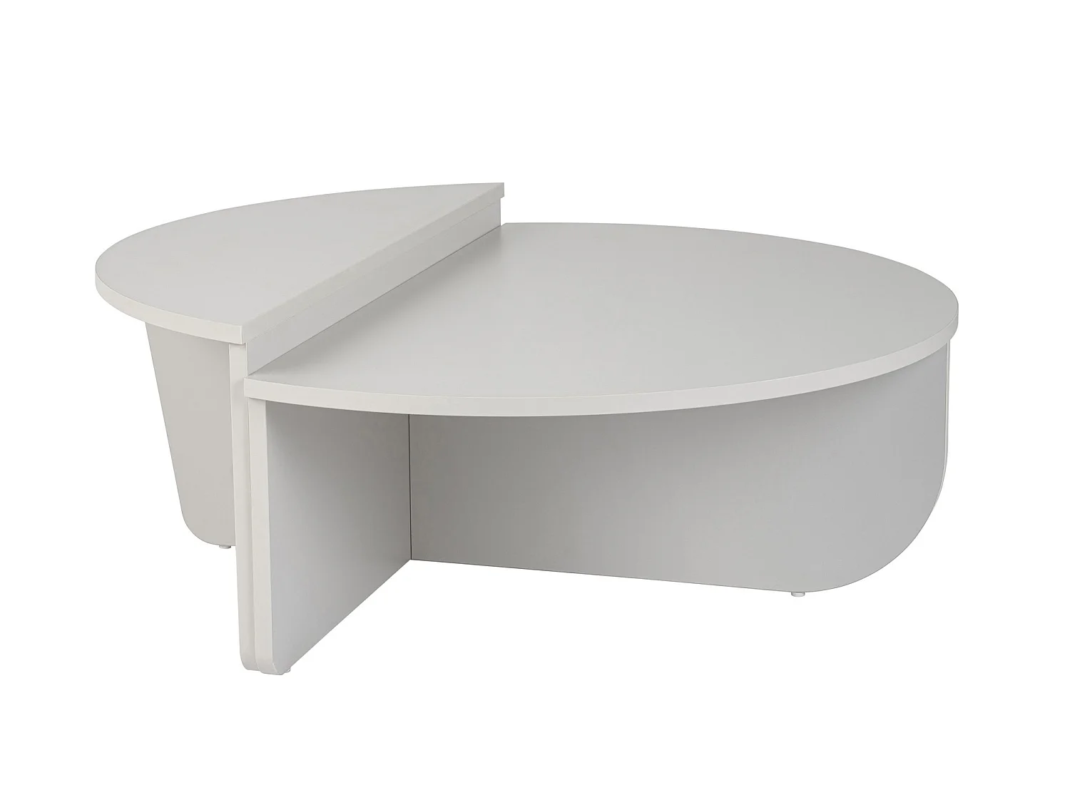Table basse en bois "Orion" - 90 x 60 x 30 cm - Blanc