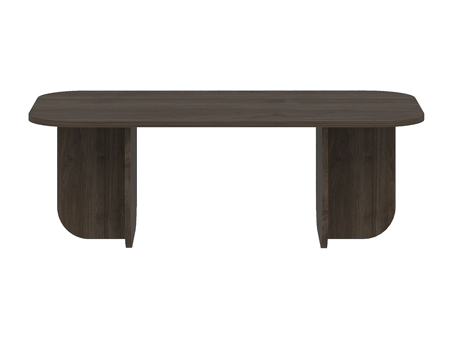 Table basse en bois "Becaj" - 120 x 60 x 41 cm - Noyer