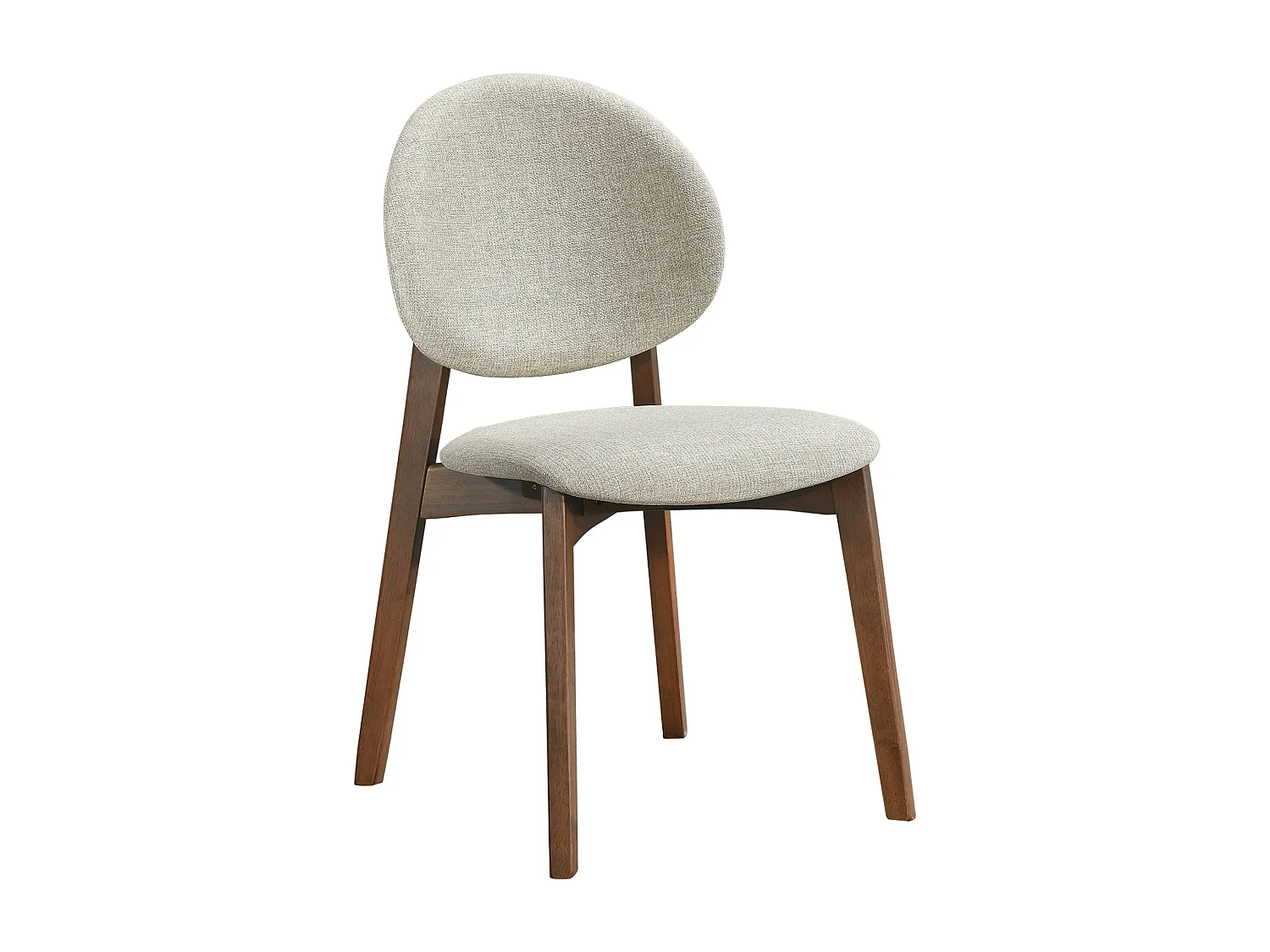 Holzstuhl Braun / Beige – STENNE