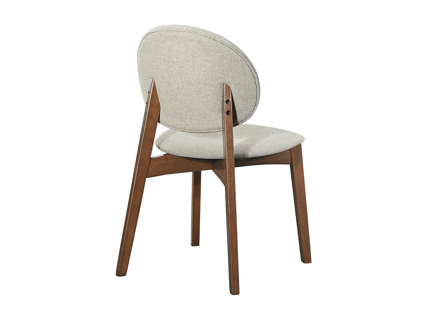 Holzstuhl Braun / Beige – STENNE