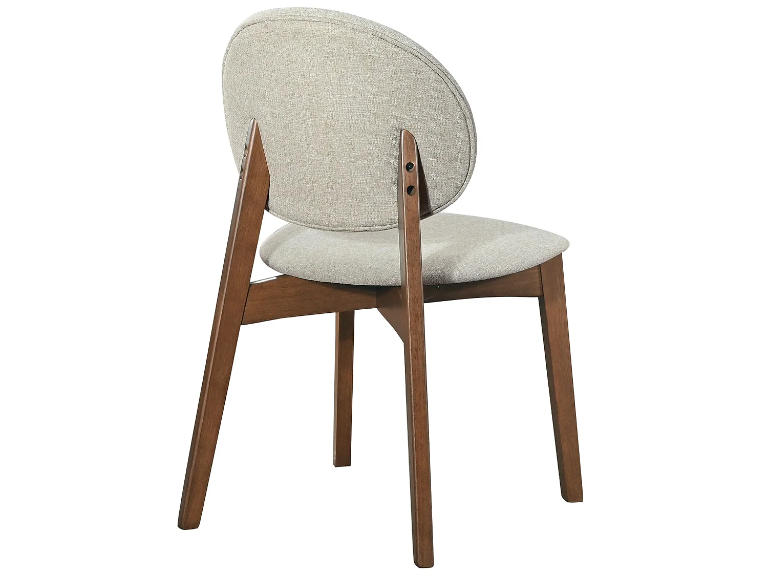 Holzstuhl Braun / Beige – STENNE