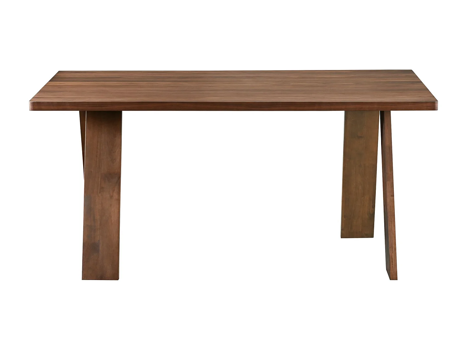 Table à manger rectangulaire – aspect noyer – 180x90 cm – SOLIATES