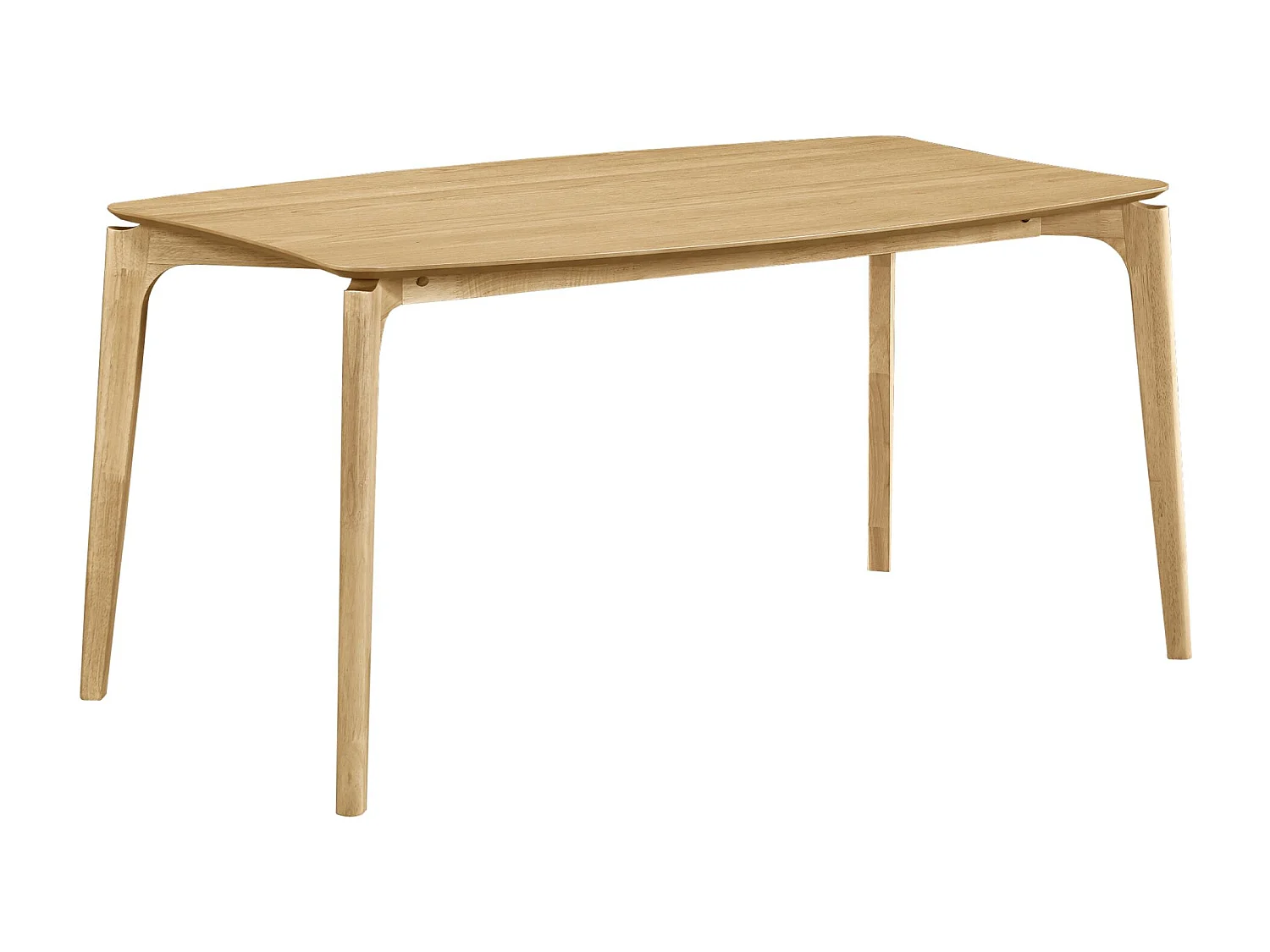 Table à manger rectangulaire – aspect chêne – 150x90 cm – SPEATIC