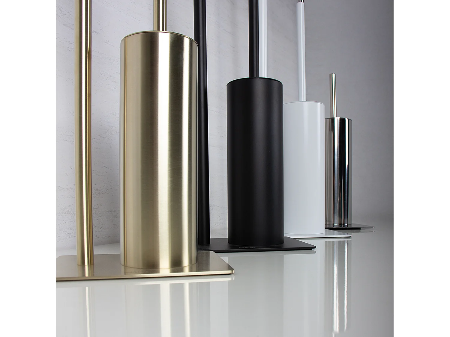 Duo WC Inox Or Mat Dallas - BATHBAZAAR