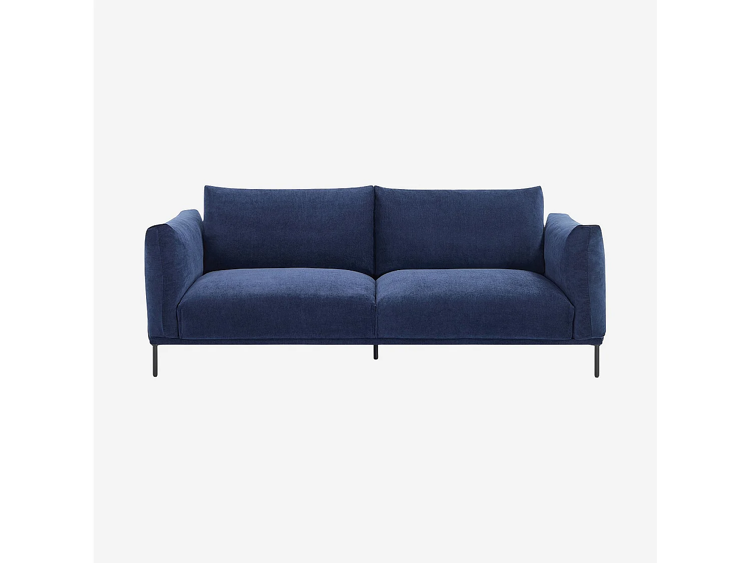 Habitat - Canapé 3 places en tissu - Bleu nuit - Amami