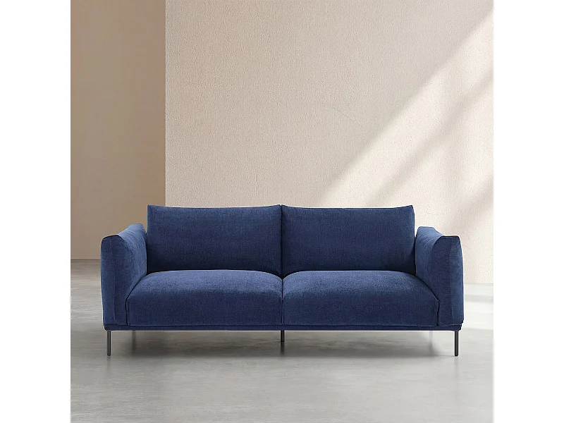 Habitat - Canapé 3 places en tissu - Bleu nuit - Amami