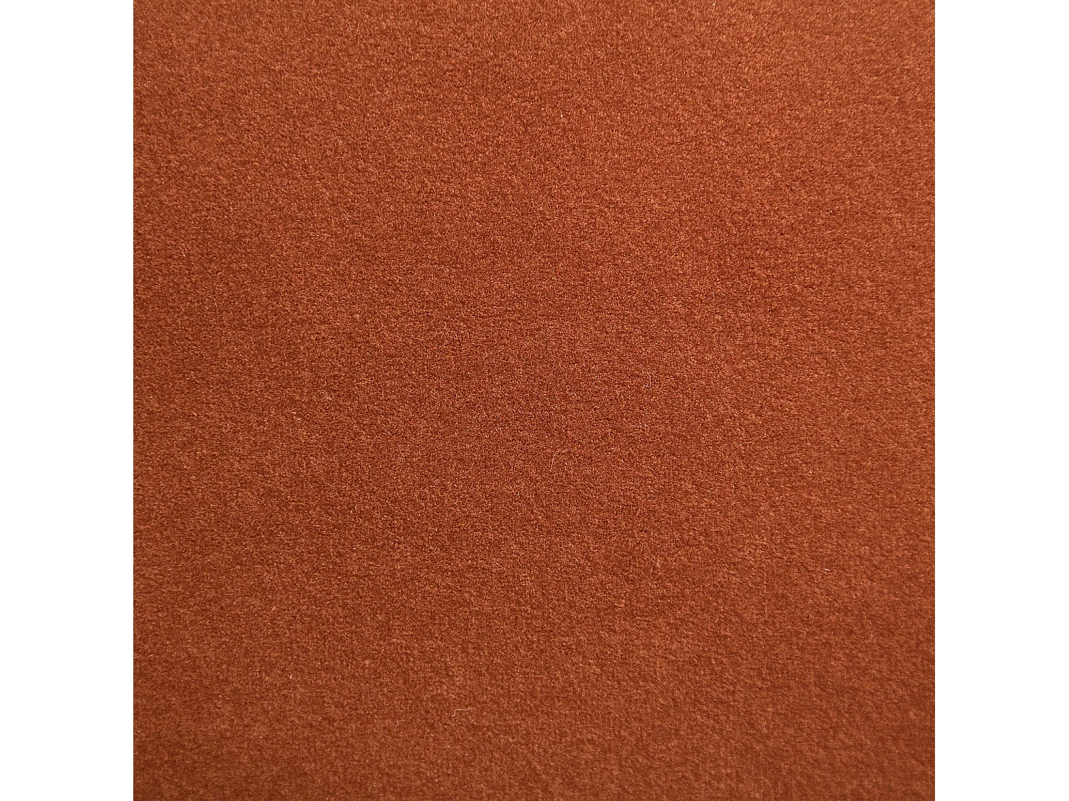 Habitat - Fauteuil en velours - Terracotta - Braga