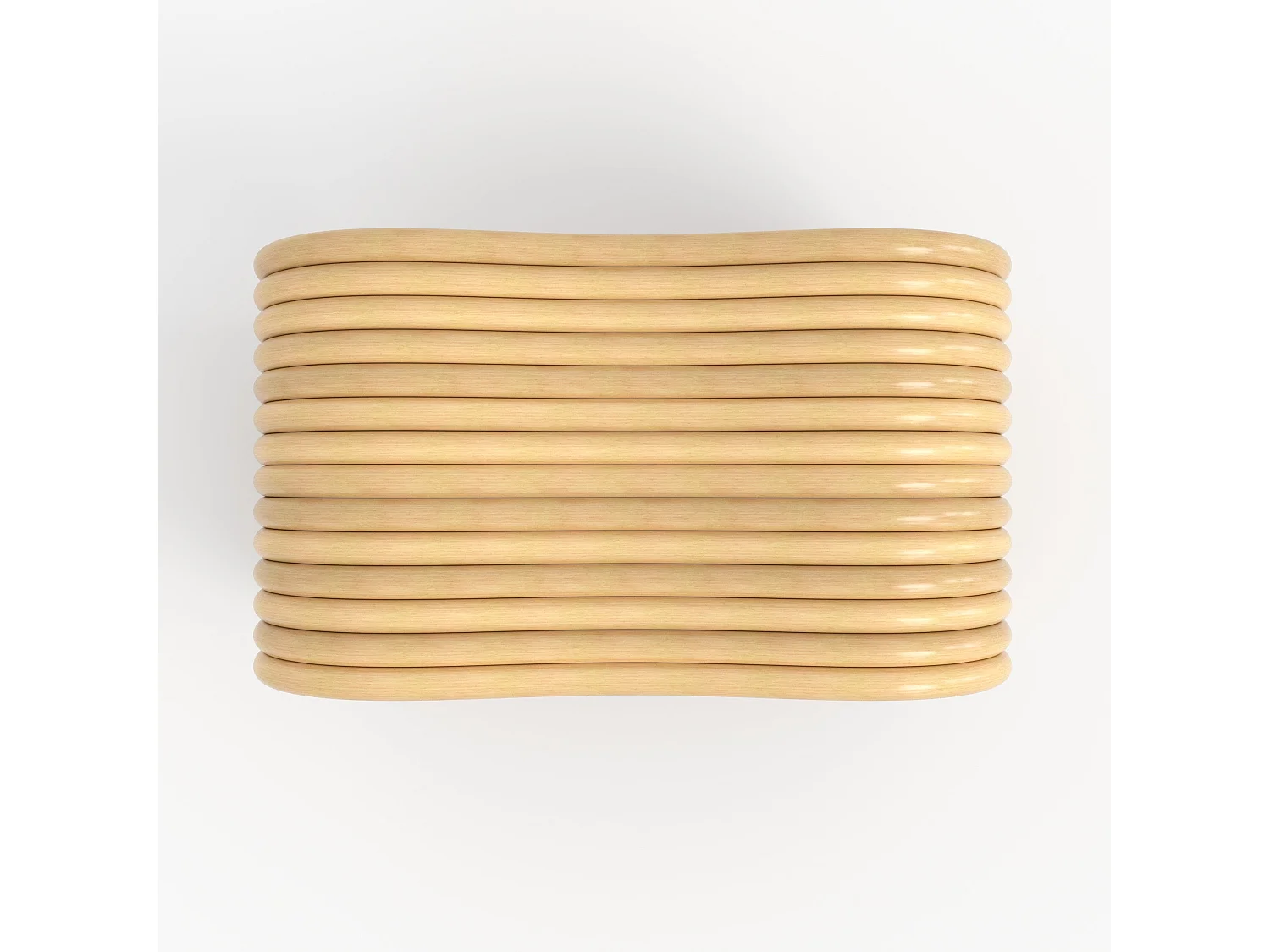 Sgabello in rattan - Wave