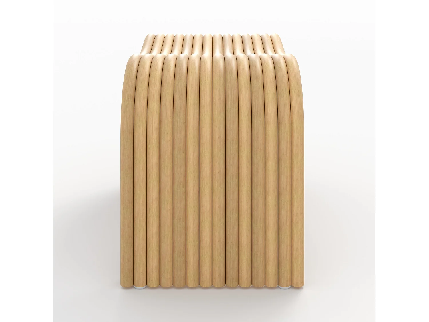 Taburete de ratán natural 68 cm - Wave