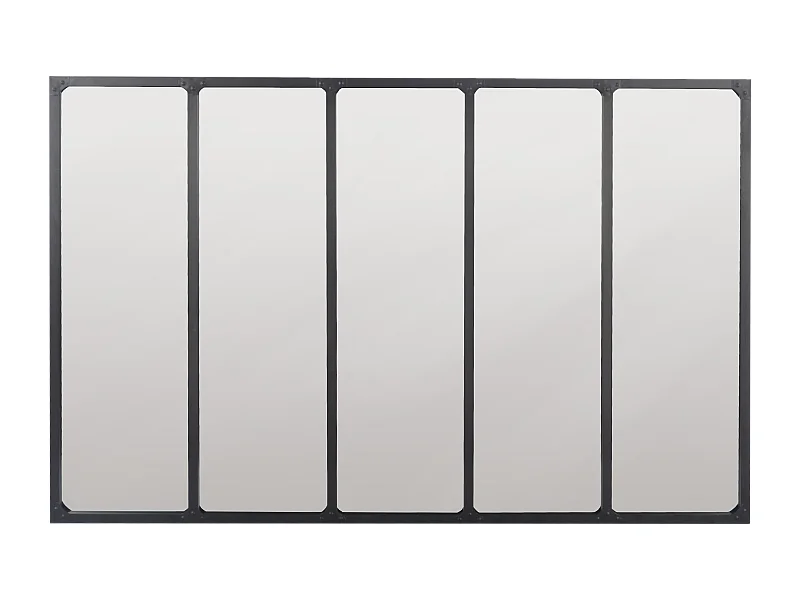 Miroir industriel avec rivets 137x90cm