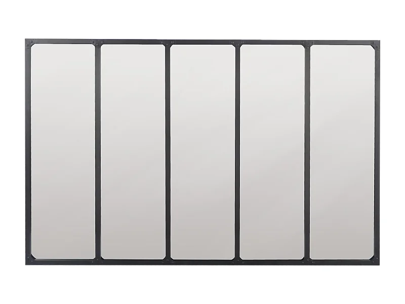 Miroir industriel avec rivets 137x90cm