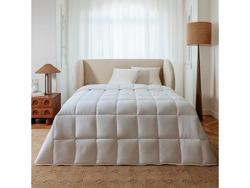 Couette chaude plume de canard 200x200cm