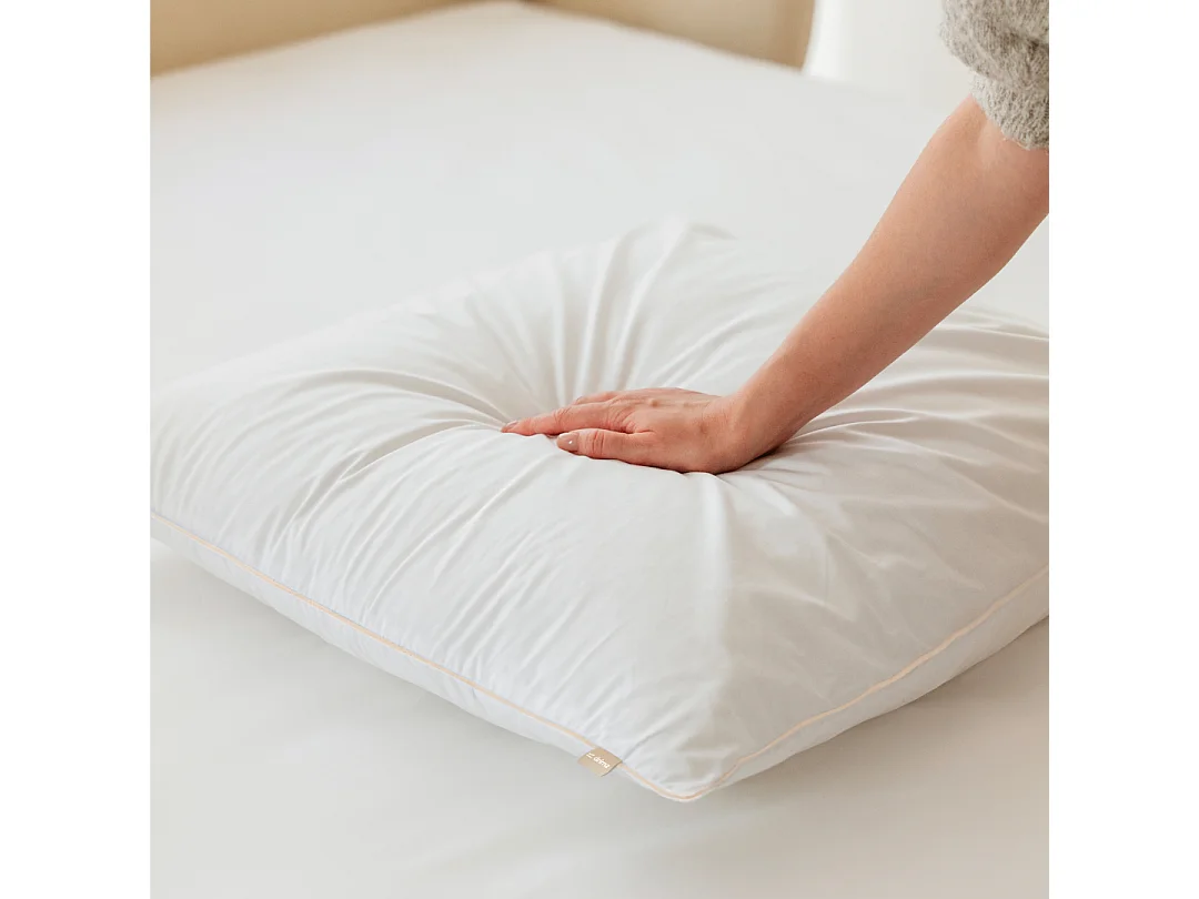Oreiller doux plume de canard 60x60cm