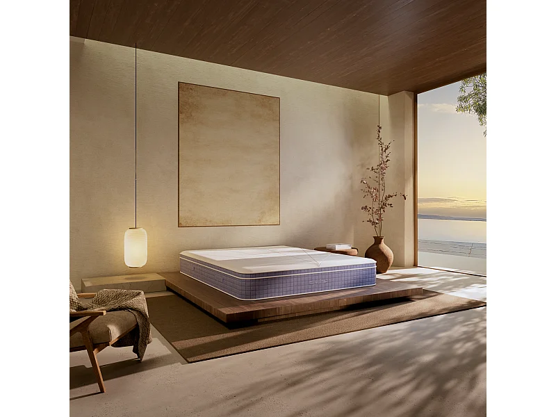 Matelas luxe hybride mémoire de forme 160x200 épais 30cm