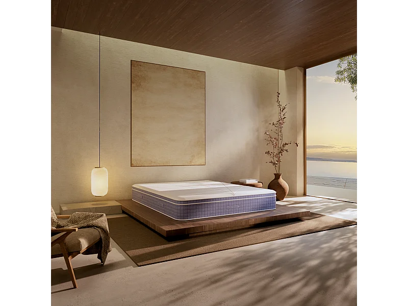 Matelas luxe hybride mémoire de forme 160x200 épais 30cm