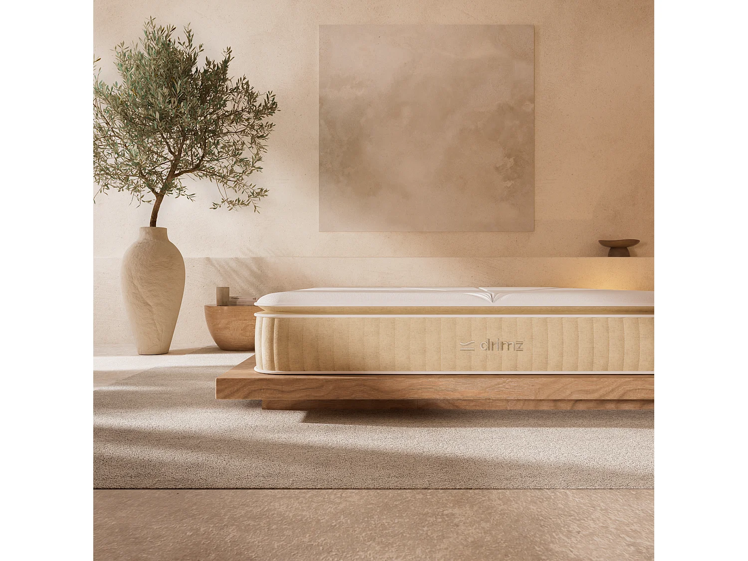 Matelas premium hybride mémoire de forme 160x200 épais 27cm