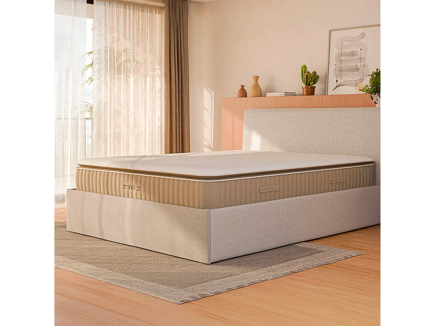 Matelas premium hybride mémoire de forme 160x200 épais 27cm