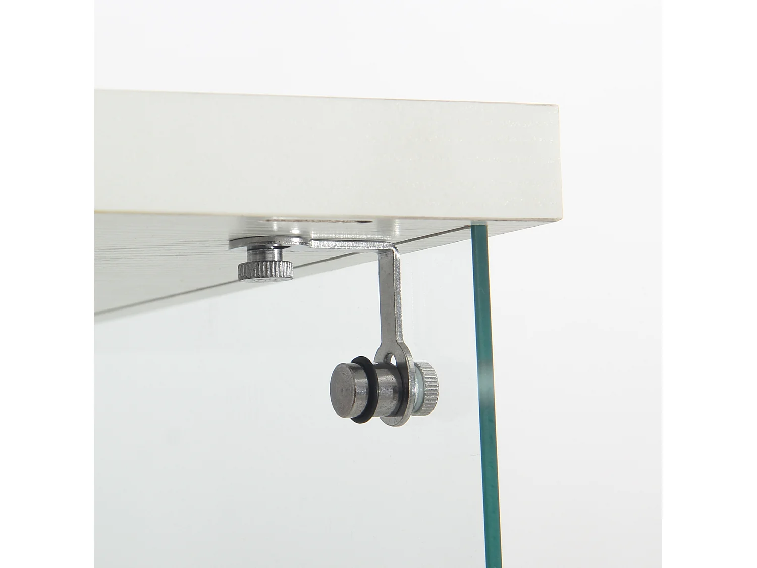 Vitrine vitrée - meuble indépendant pour collections avec éclairage LED - 1 porte et 4 étagères - vitrine pour figurines