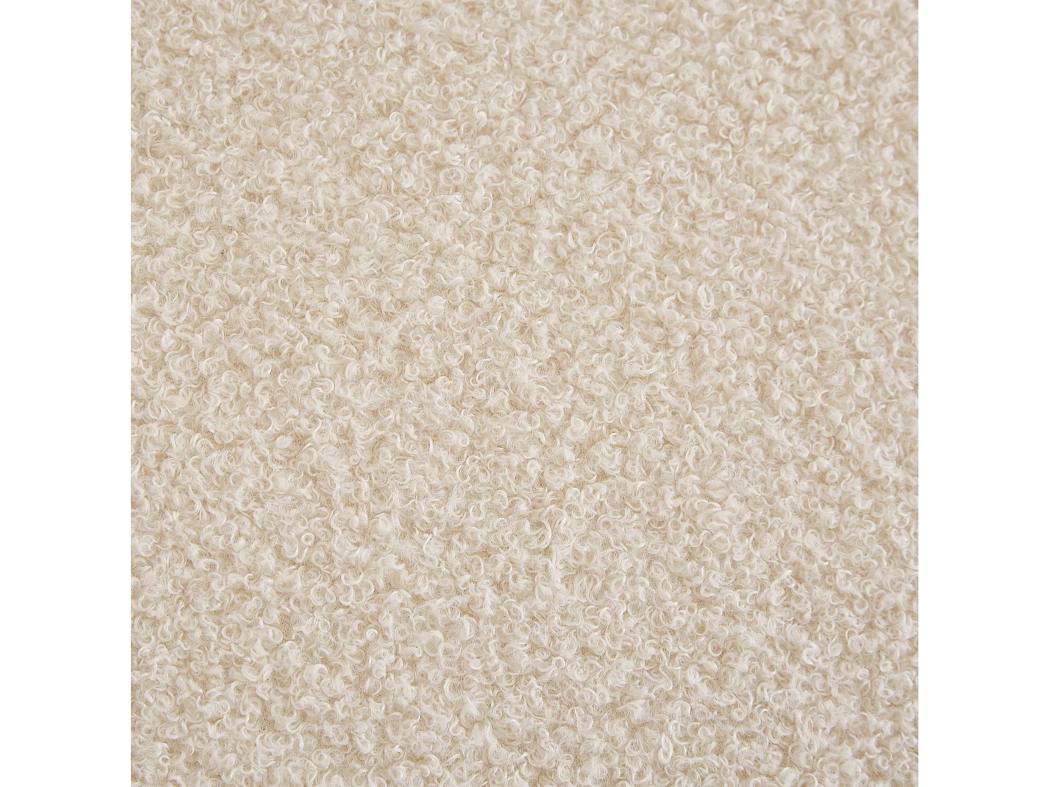 Canapé 2 places - Dossier réglable - Pieds en métal plaqué or - Beige