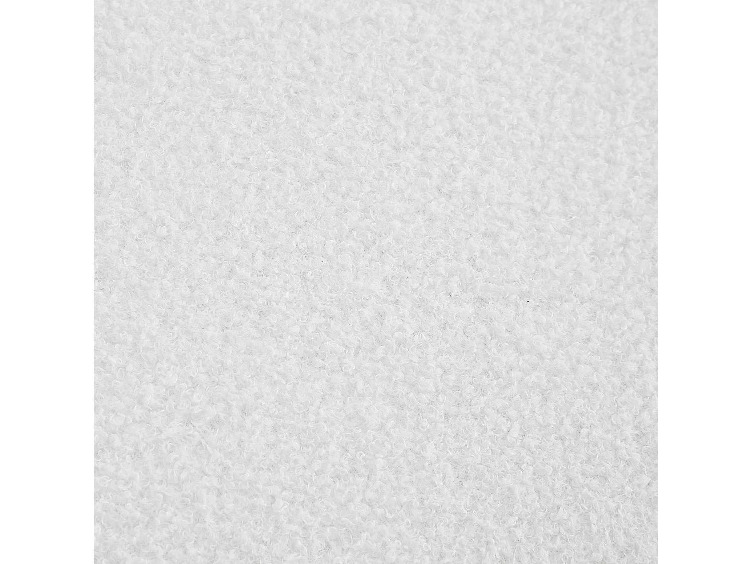 Canapé 2 places - Dossier réglable - Pieds en métal plaqué or - Blanc