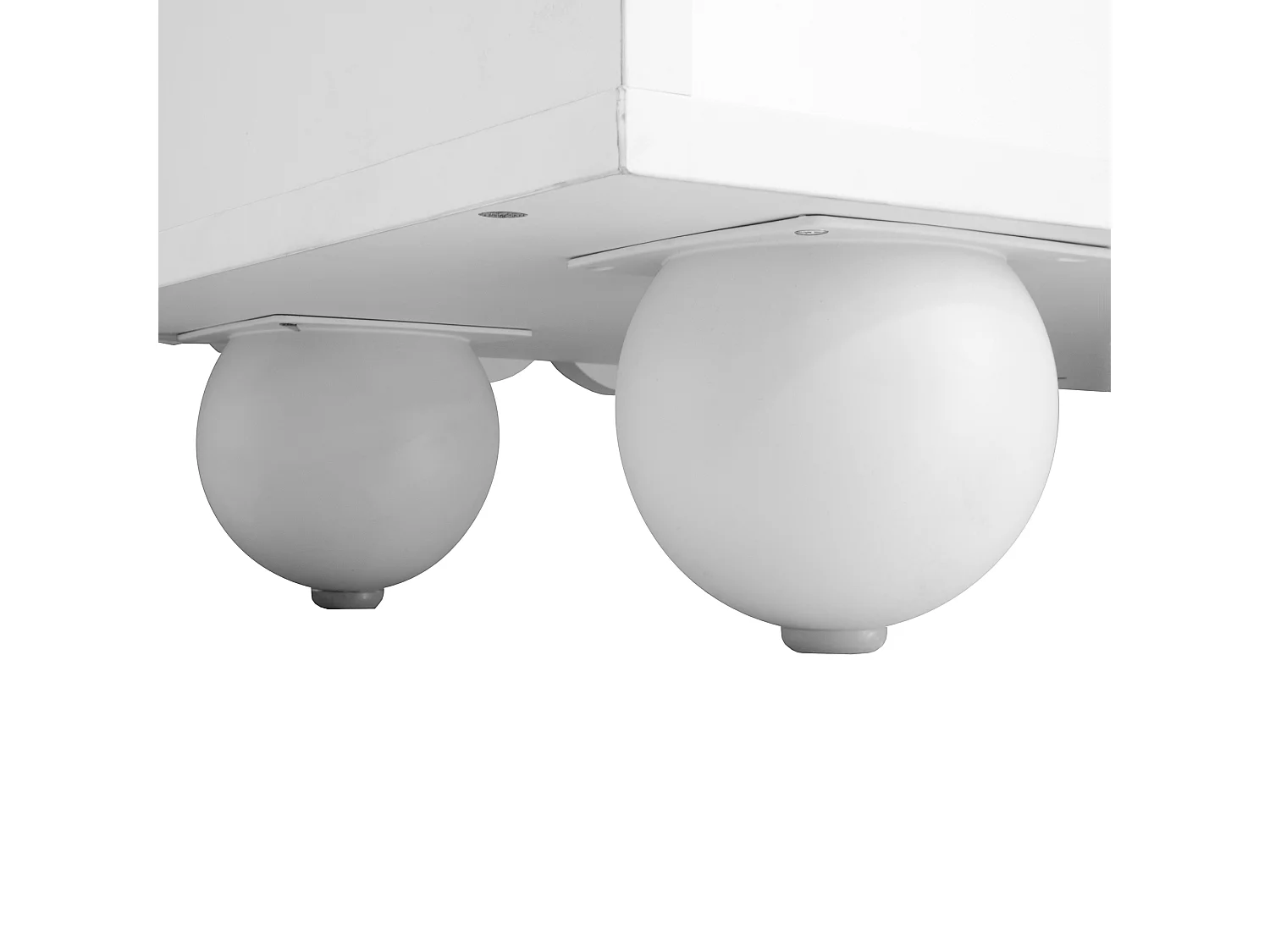 Meuble TV avec 4 tiroirs et 2 portes - Blanc 175 x 38 x 37 cm