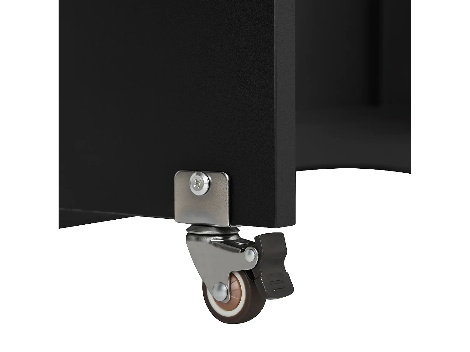 Mobile zentrale Kücheninsel 110x34x97.5cm - ausziehbares Tischblatt und versteckte Esstischstühle - multifunktionaler Stauraum - schwarz