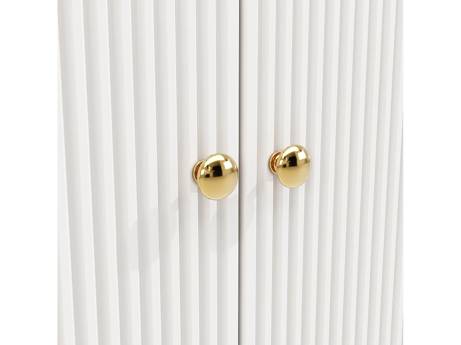 Îlot central de cuisine avec 2 tiroirs et 3 portes - Plateau woodgrain - Blanc et bois