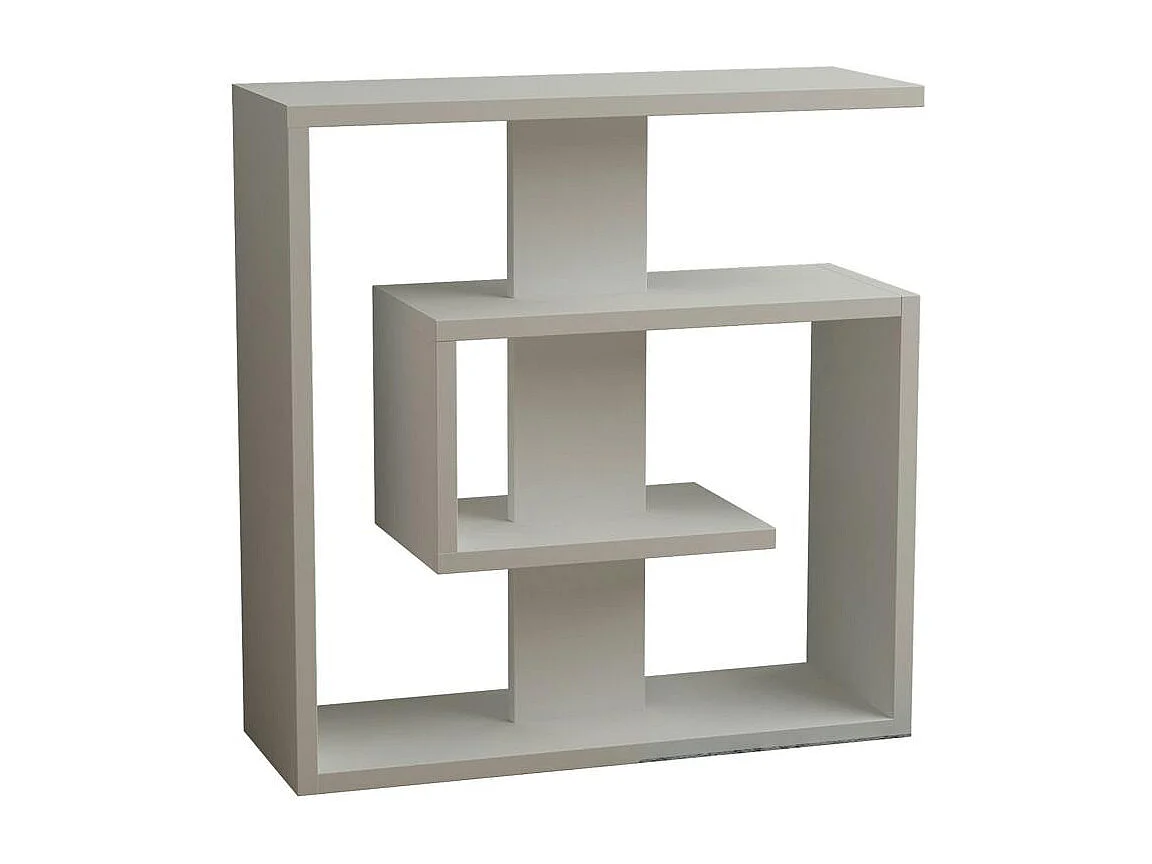 Bout de canapé blanc design structure labyrinthe MARFA