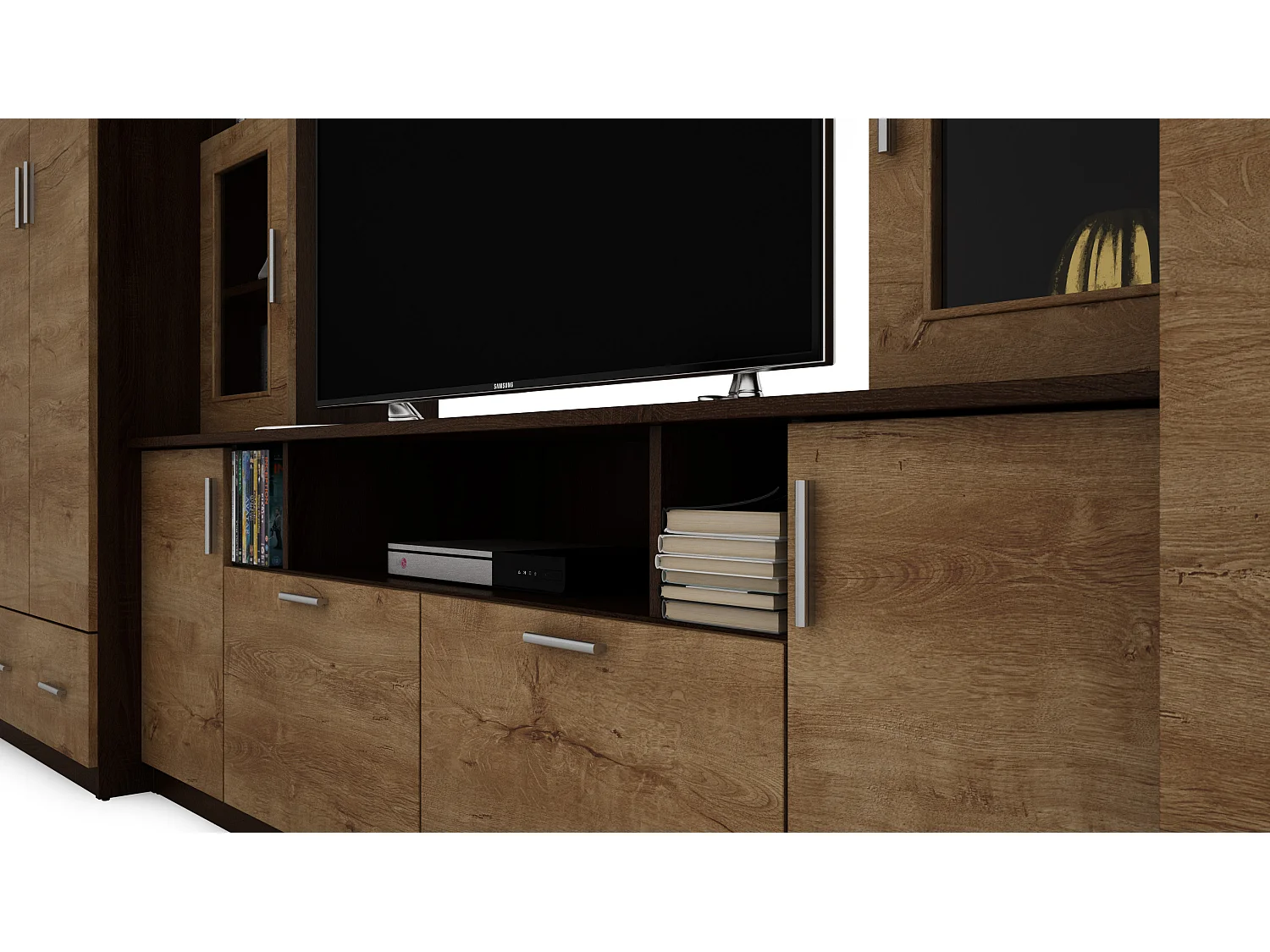 Parete attrezzata con grandi armadi e pensili – Direttamente dal produttore EMEBLAST