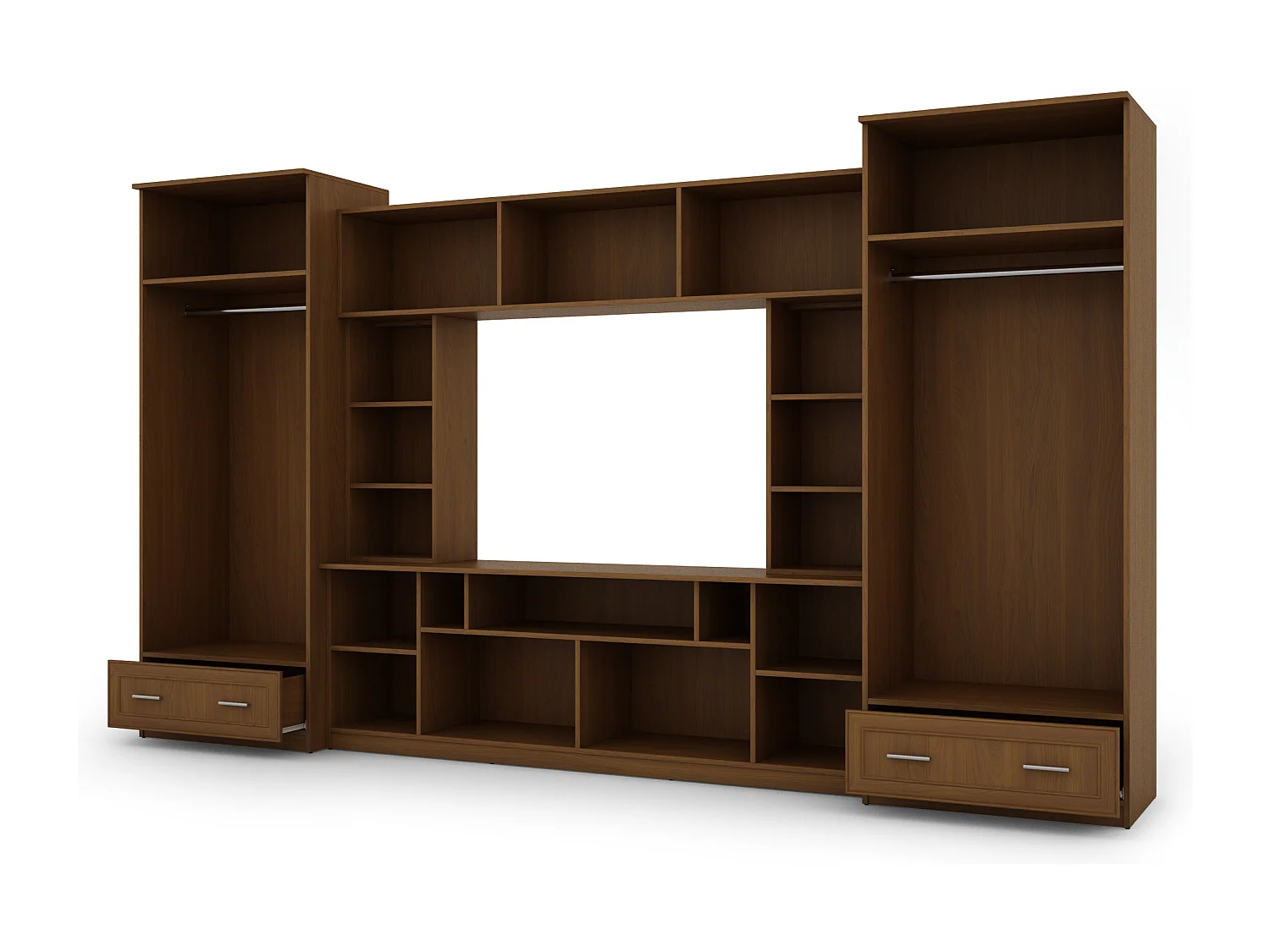 Meuble de séjour complet avec grandes armoires et rangements hauts – Direct fabricant EMEBLAST