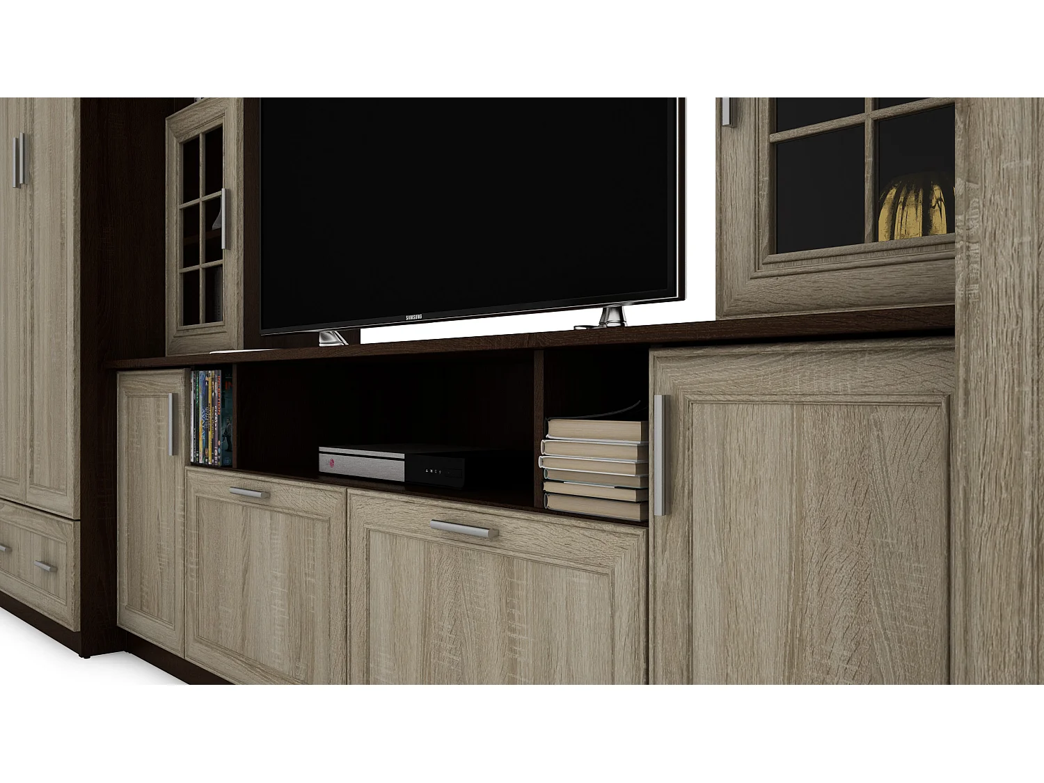 Meuble de séjour complet avec grandes armoires et rangements hauts – Direct fabricant EMEBLAST