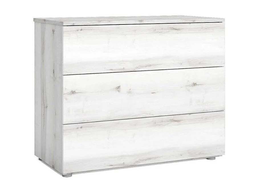 Pack Muebles Dormitorio Blanco Albo: Cabecero, 2 Mesas, Cama, Sinfonier